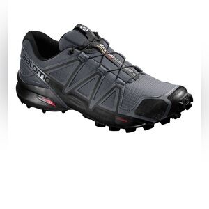 SALOMON SPEEDCROSS  4 SHOES MENS SIZE  12.5 TRAIL RUNING HIKING SNEAKERS